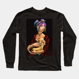 Lady with an Ermine Long Sleeve T-Shirt